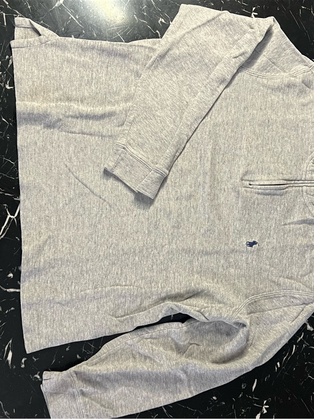 Polo by Ralph Lauren Heather Gray Long-Sleeve Crew Sweatshirt